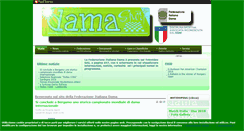 Desktop Screenshot of federdama.it
